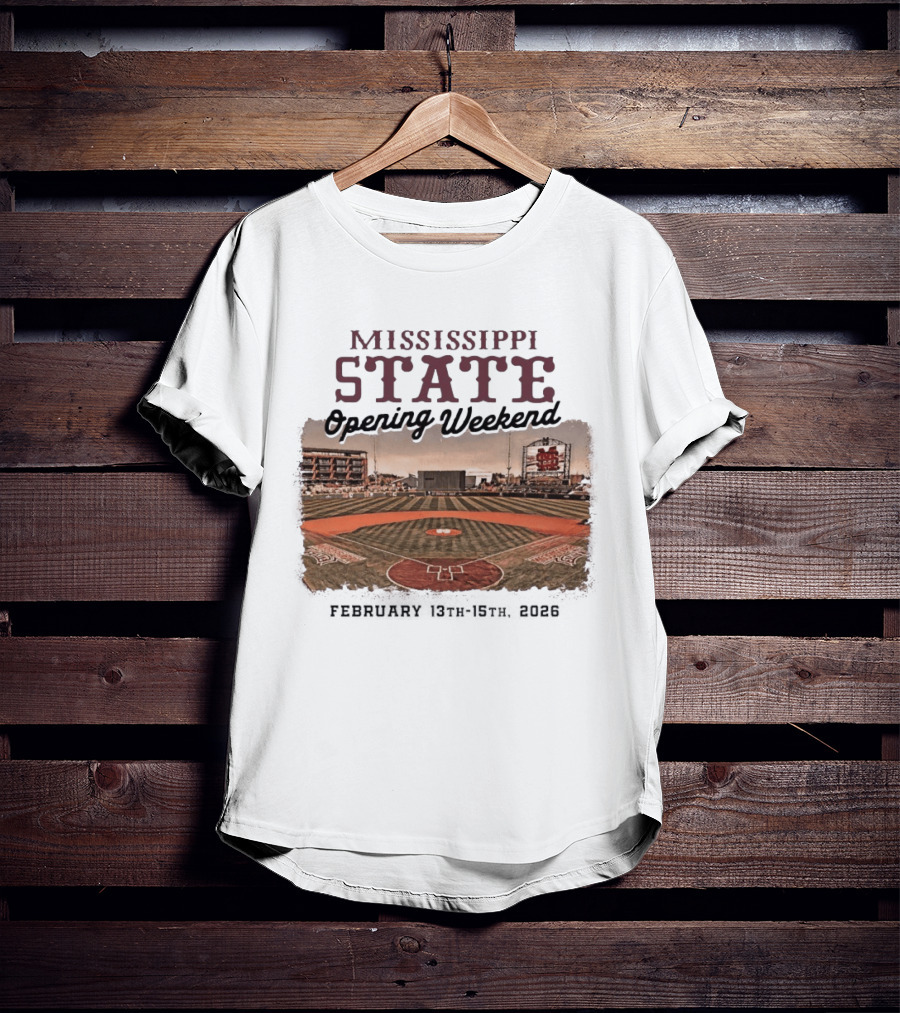 Mississippi State Opening Weekend February 13th 15th 2026 T-Shirt