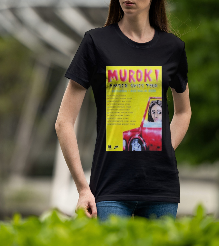 Muroki Amber Skies Tour Aotearoa Australia 2026 T-Shirt