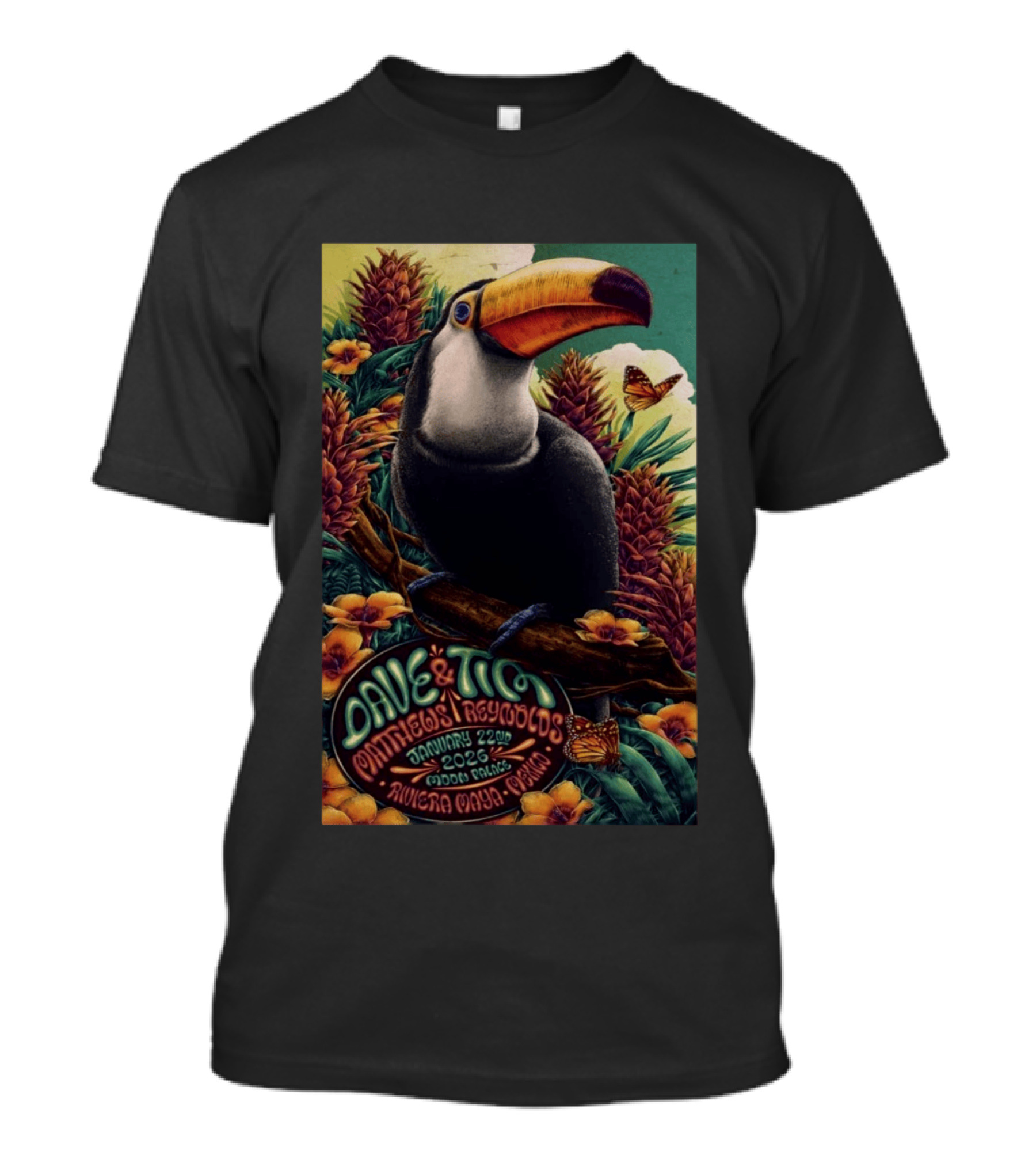 Dave & Tim Matthews Reynolds January 22 2026 Moon Palace Riviera Maya Mexico T-Shirt