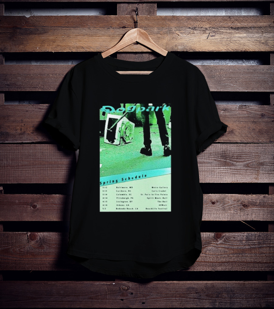 Dogpark Spring Schedule Tour 2026 Baltimore Carrboro Columbia Pittsburgh Lexington Athens Redondo Beach T-Shirt