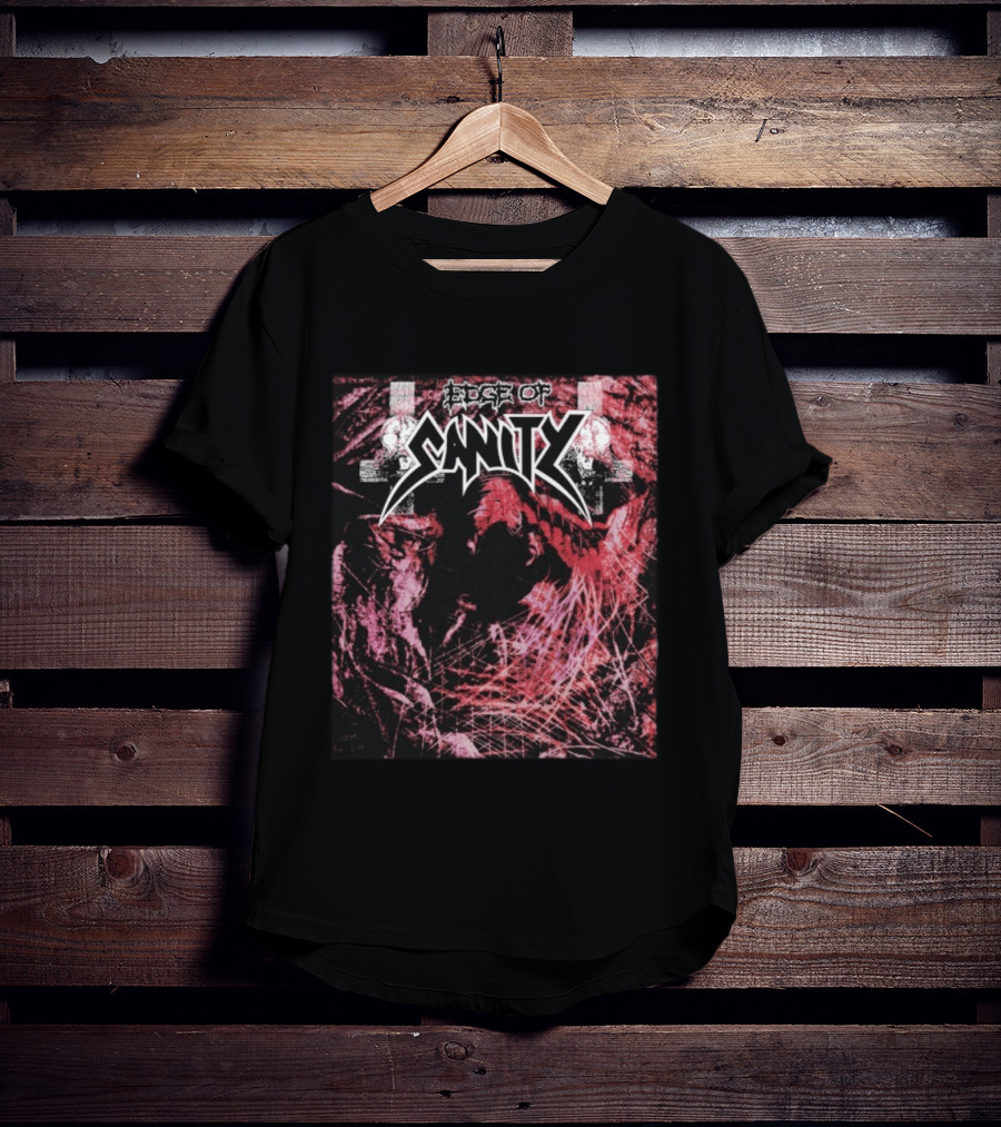 Edge Of Sanity Infernal Album Cover Black Metal Aesthetic T-Shirt