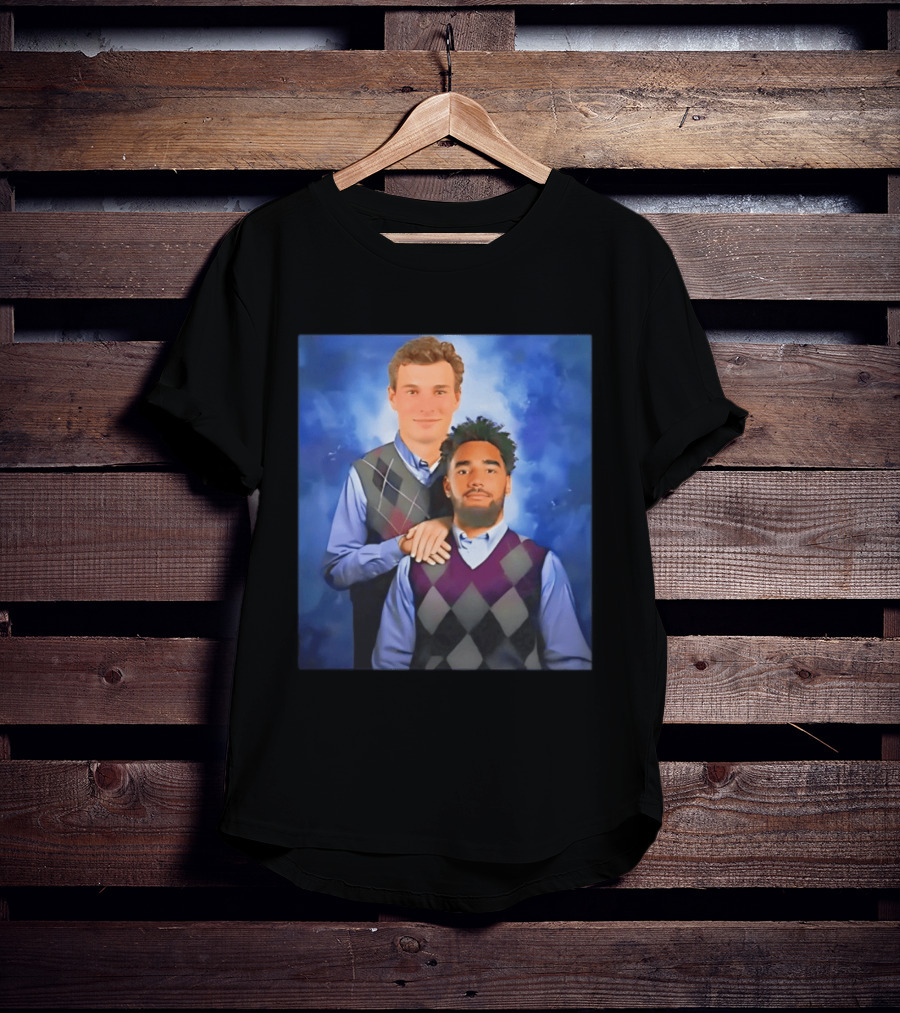 Elijah Sarratt Fernando Mendoza Step Brothers Argyle Sweater Photo T-Shirt