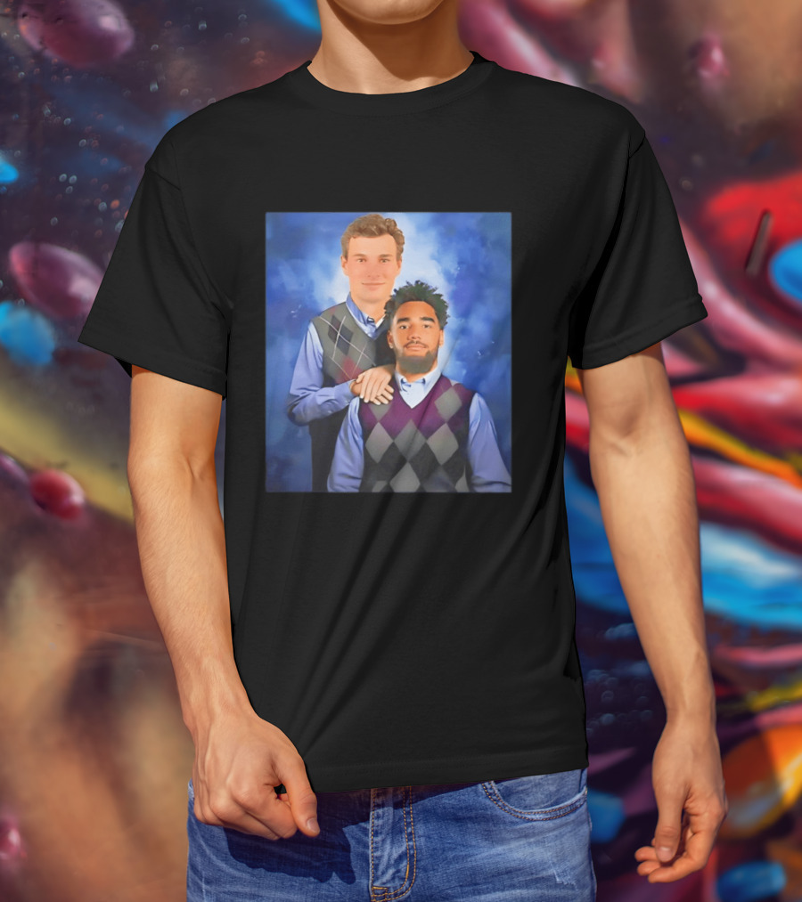 Elijah Sarratt Fernando Mendoza Step Brothers Argyle Sweater Photo T-Shirt