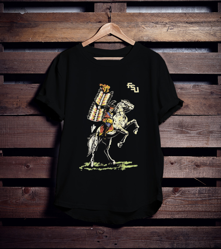 FSU Florida State Seminoles Osceola And Renegade Iconic Team Spirit T-Shirt
