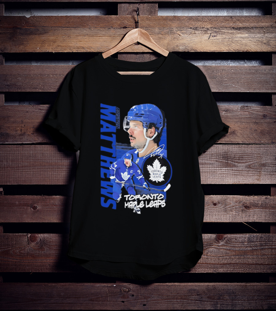 Toronto Maple Leafs Auston Matthews Signature Playmaker T-Shirt