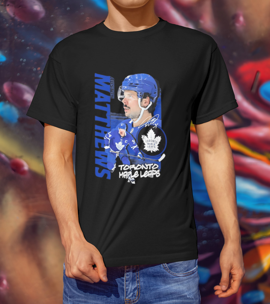 Toronto Maple Leafs Auston Matthews Signature Playmaker T-Shirt