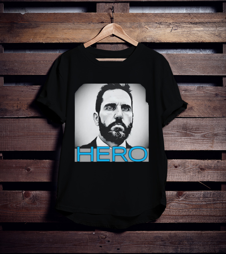Jack Smith Hero Portrait Black And White T-Shirt
