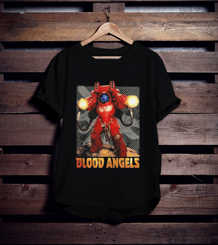 Warhammer 40 000 Blood Angels Space Marine Power Armor T-Shirt