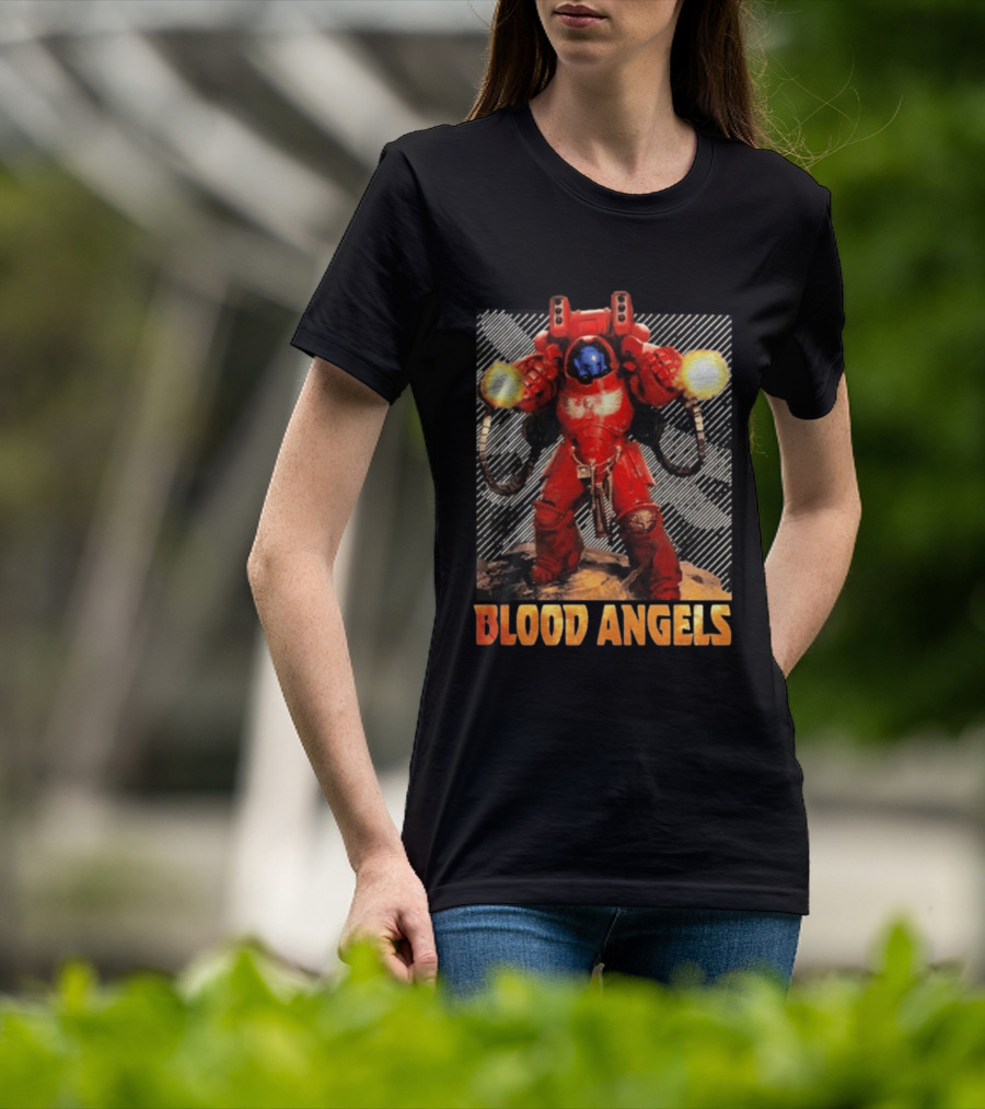 Warhammer 40 000 Blood Angels Space Marine Power Armor T-Shirt