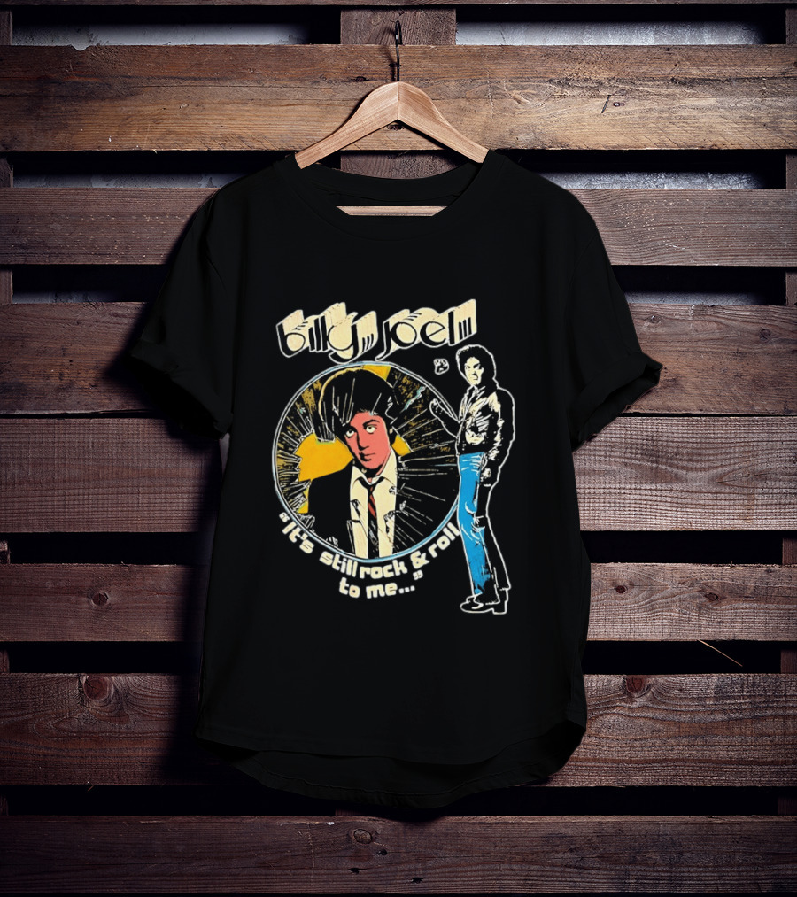 Billy Joel It's Still Rock And Roll To Me Retro Style Music T-Shirt
