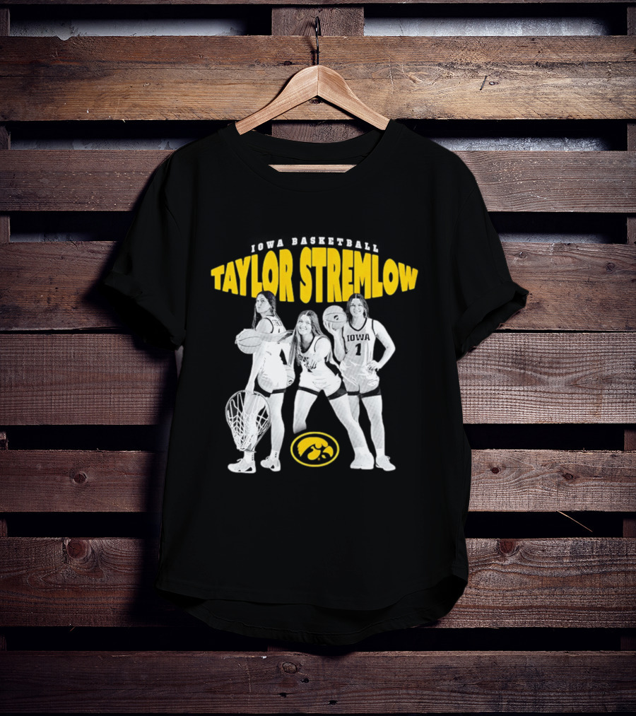 Taylor Stremlow Iowa Hawkeyes Basketball 90s Style Retro Sports T-Shirt