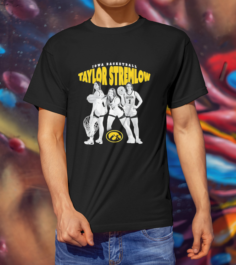 Taylor Stremlow Iowa Hawkeyes Basketball 90s Style Retro Sports T-Shirt