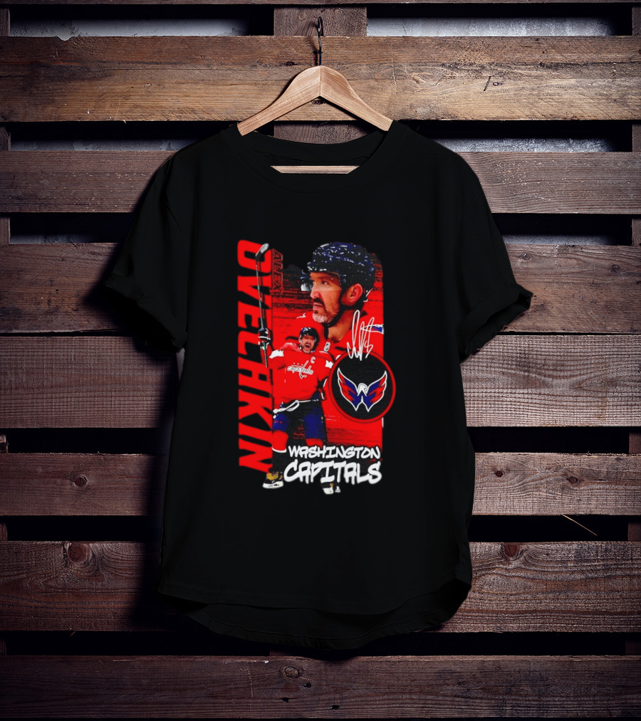 Washington Capitals Ovechkin NHL Hockey Playmaker Team Captain T-Shirt