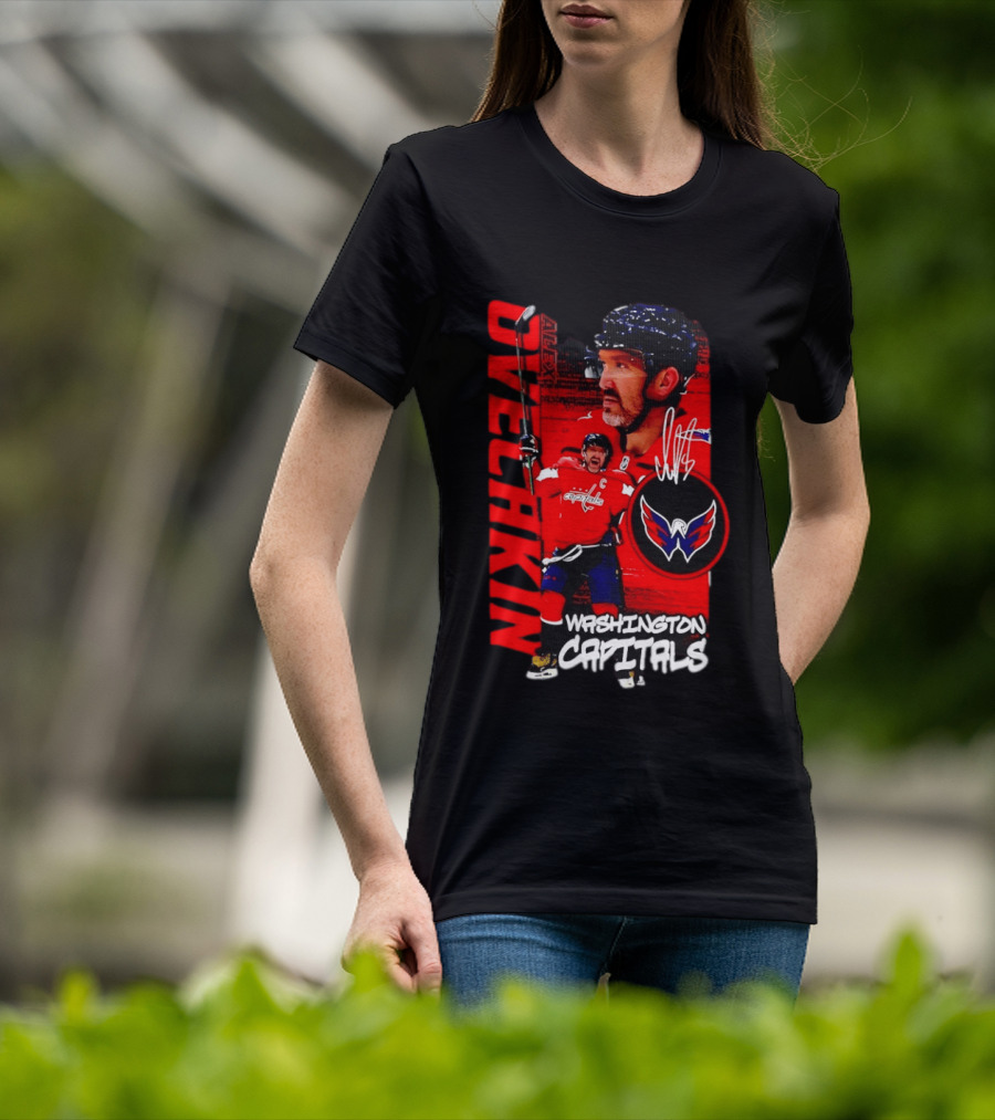 Washington Capitals Ovechkin NHL Hockey Playmaker Team Captain T-Shirt