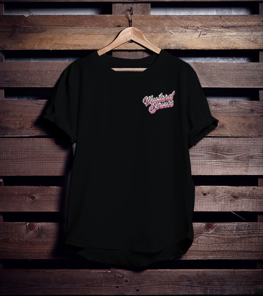 Mustard Service Vice City Magic Text Pink Yellow T-Shirt