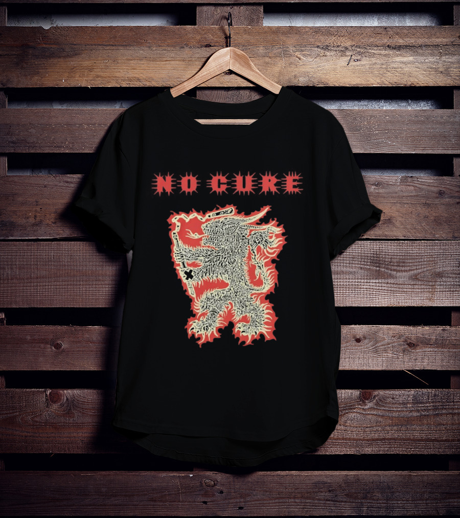 No Cure Band Furry Dragon Monster T-Shirt