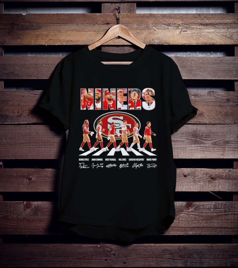 Niners San Francisco 49ers Abbey Road NFL Collaboration 2026 T-Shirt