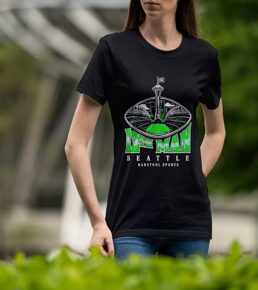 Seattle 12th Man Barstool Sports T-Shirt