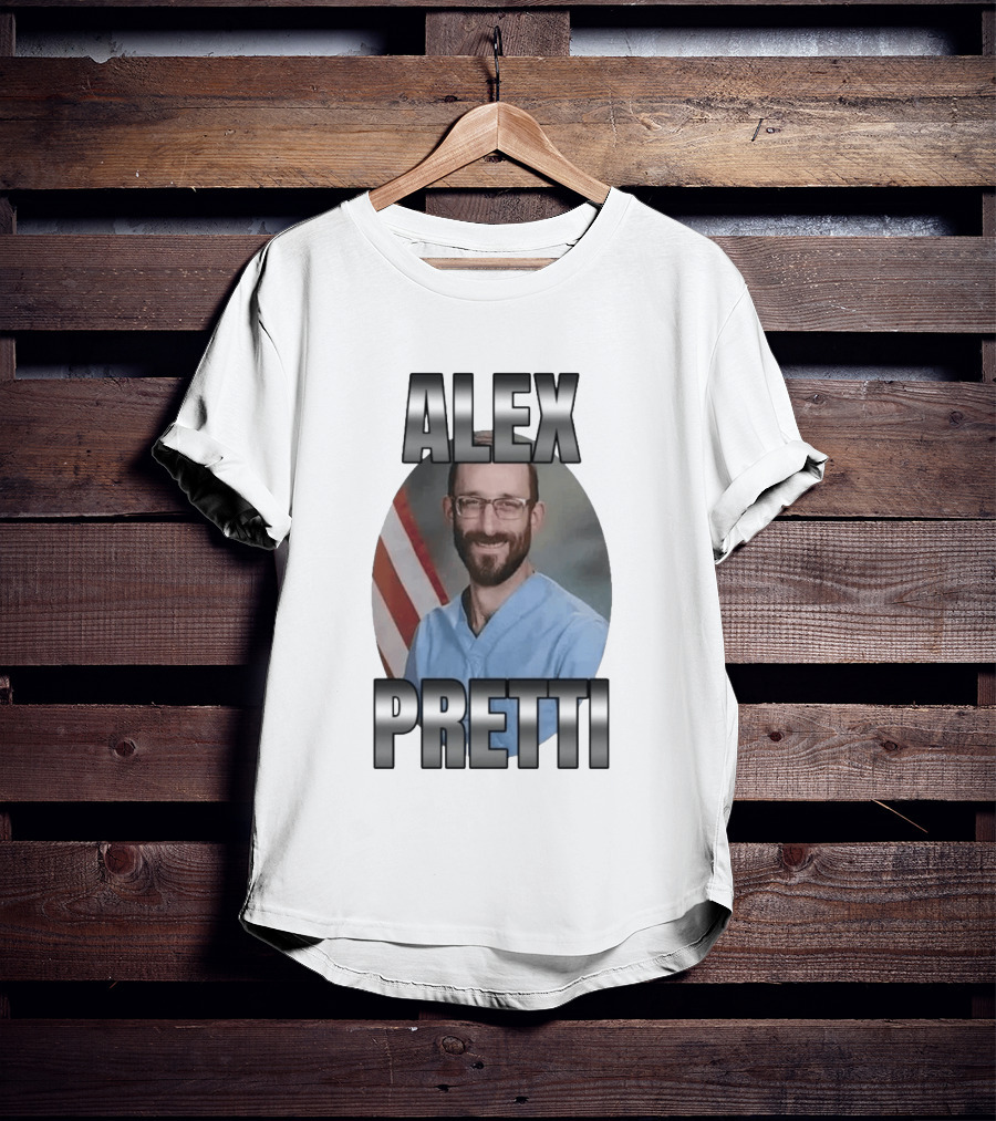 Alex Pretti American Flag T-Shirt
