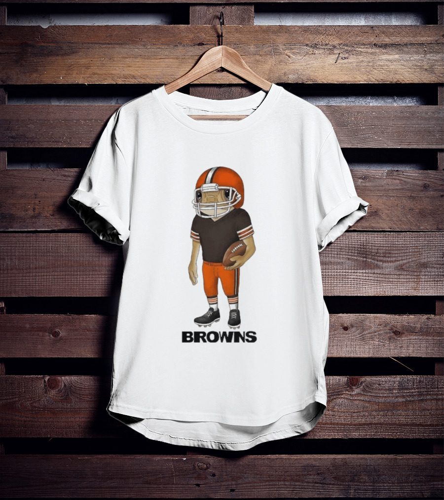 Bad Bunny Cleveland Browns Concho Helmet Mascot Browns T-Shirt