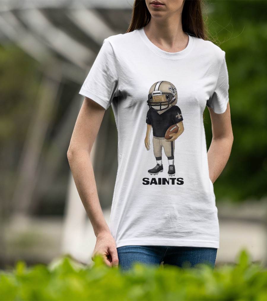 Bad Bunny New Orleans Saints Football Helmet Player T-Shirt