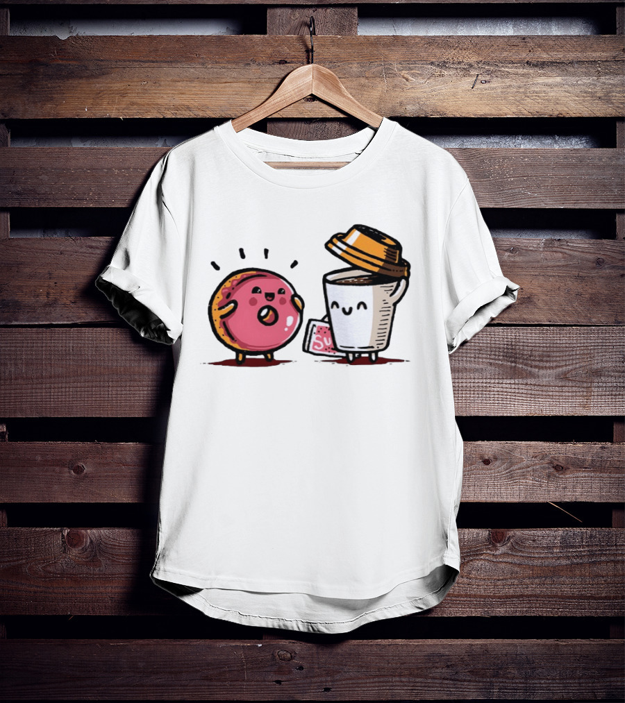 Donut And Coffee A Match Made In Heaven You Donut Know How Much I Love You T-Shirt