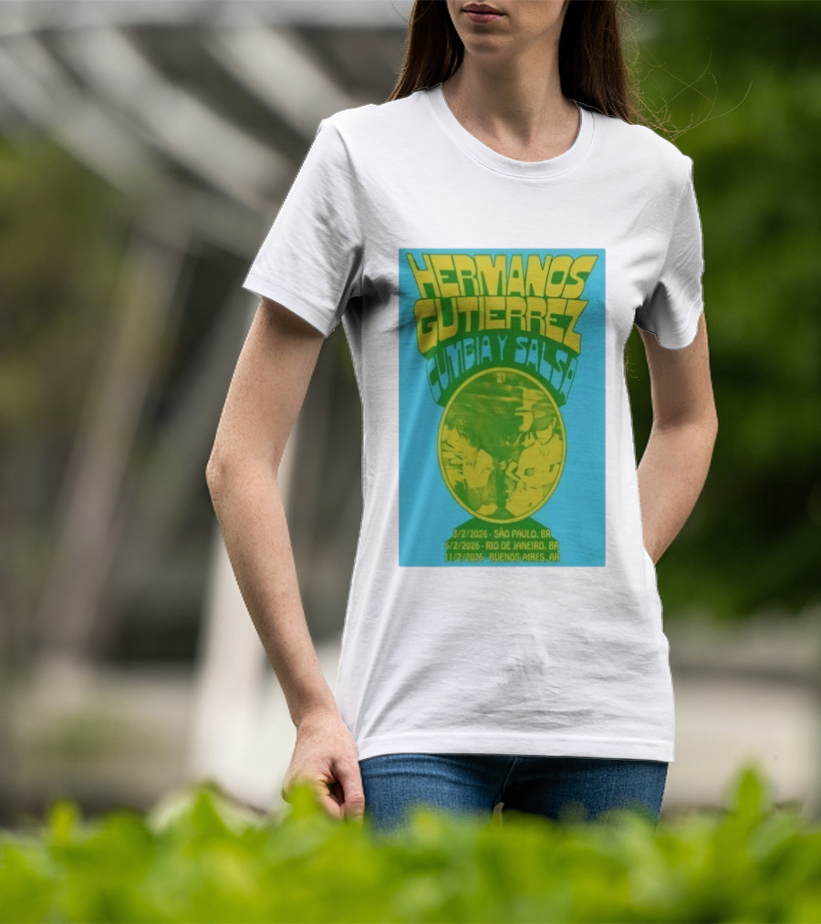 Hermanos Gutiérrez Cumbia Y Salsa São Paulo Rio Buenos Aires 2026 T-Shirt