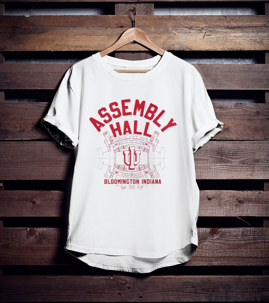 Assembly Hall Bloomington Indiana IU Basketball Icon Indiana Hoosiers T-Shirt