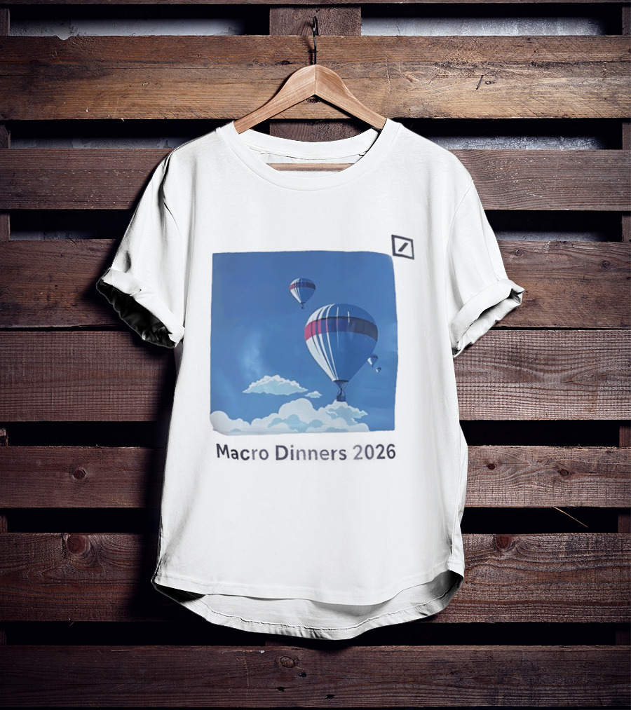 Macro Dinners 2026 Blue Sky Hot Air Balloons T-Shirt