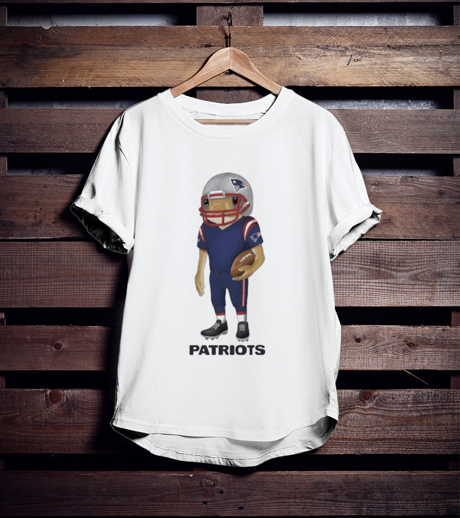 New England Patriots Bad Bunny Football Player 2026 T-Shirt