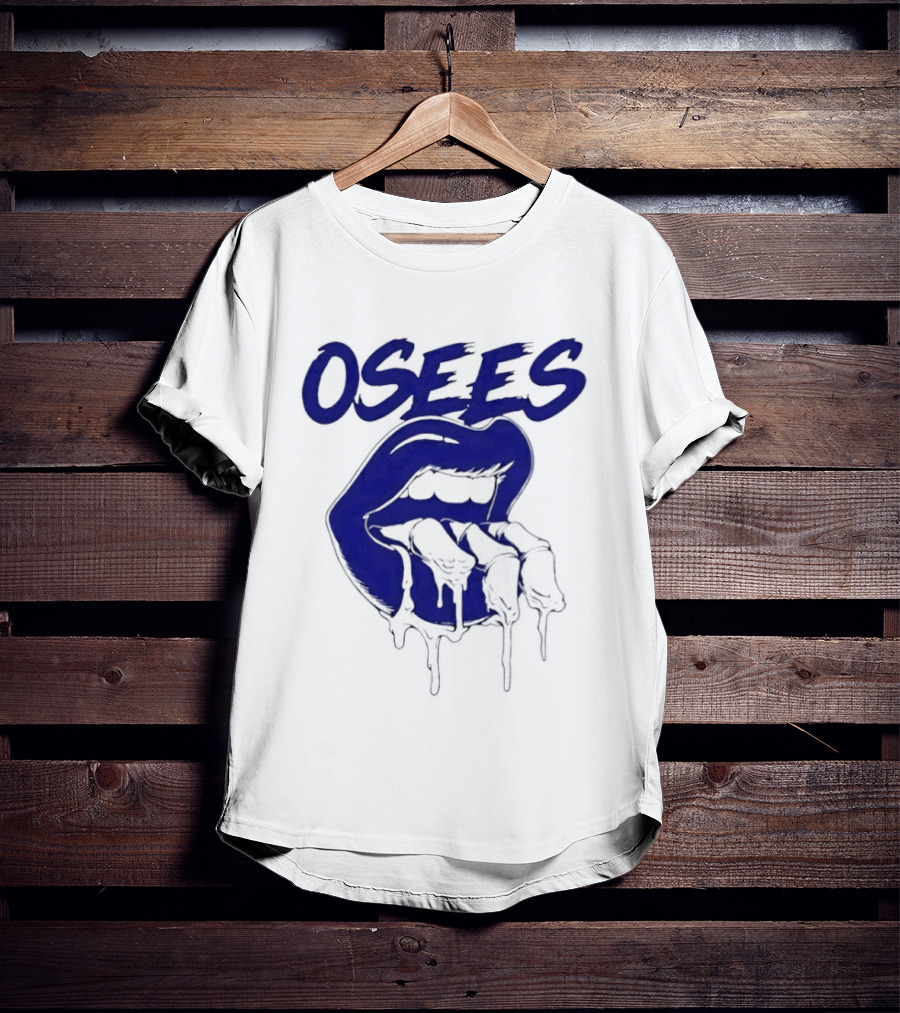 Osees Mouth With Dripping Blue Fingers T-Shirt