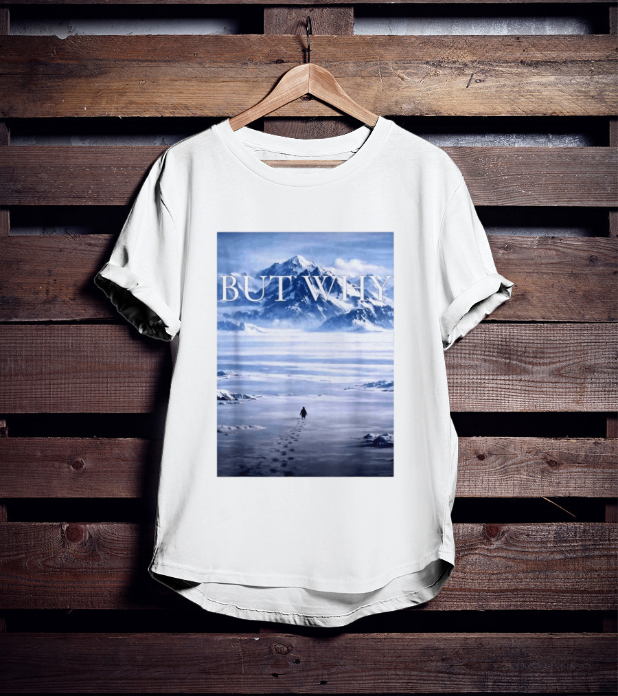 But Why Penguin Mountains T-Shirt