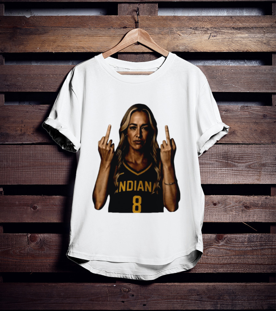 INDIANA 8 Flipping The Bird T-Shirt