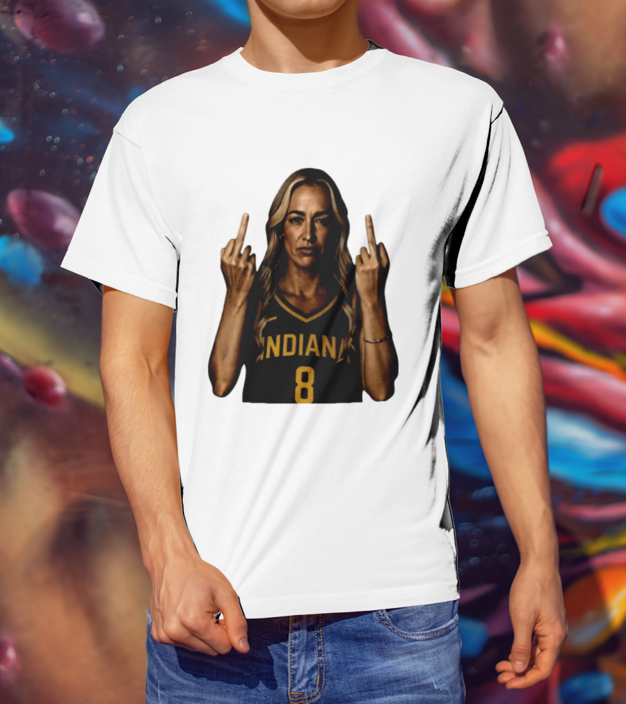 INDIANA 8 Flipping The Bird T-Shirt