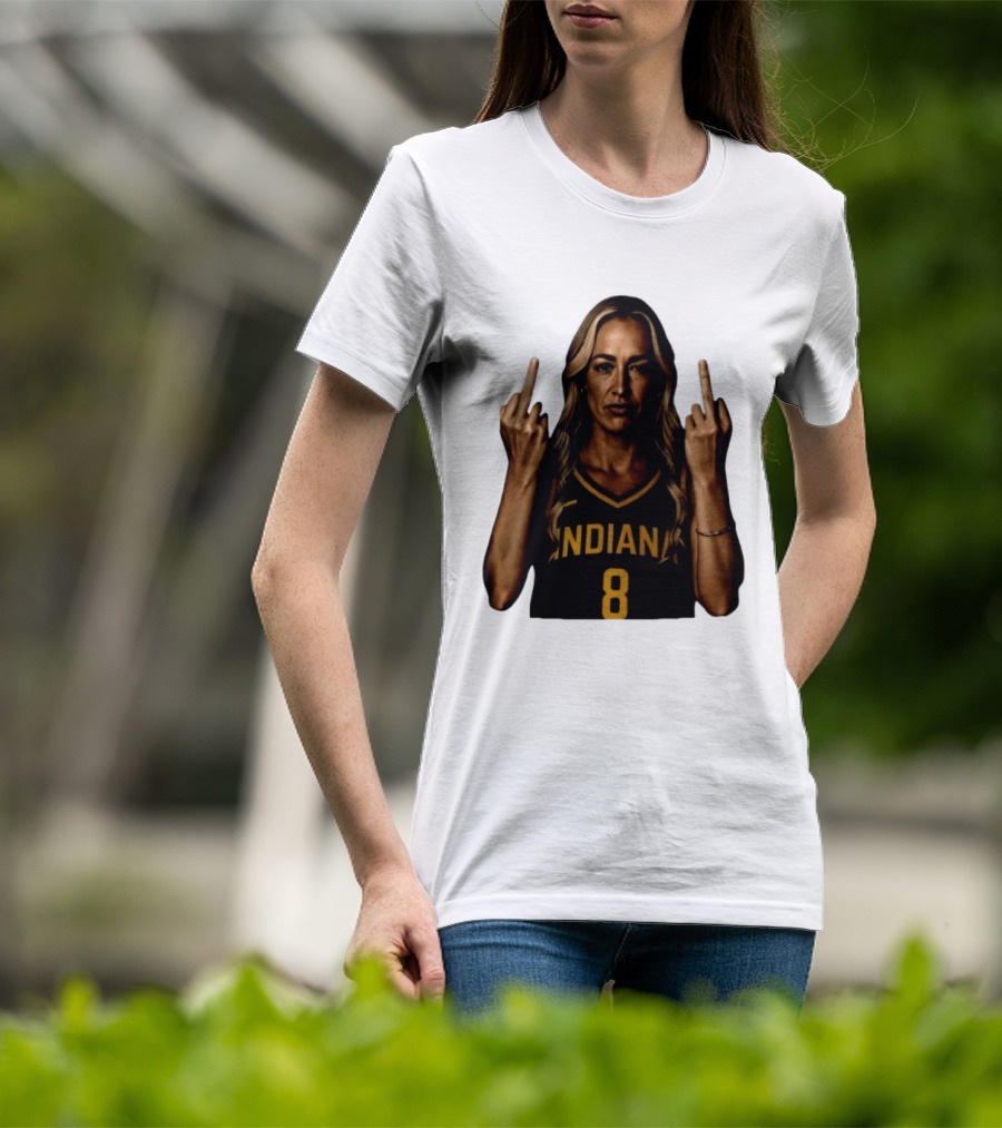 INDIANA 8 Flipping The Bird T-Shirt