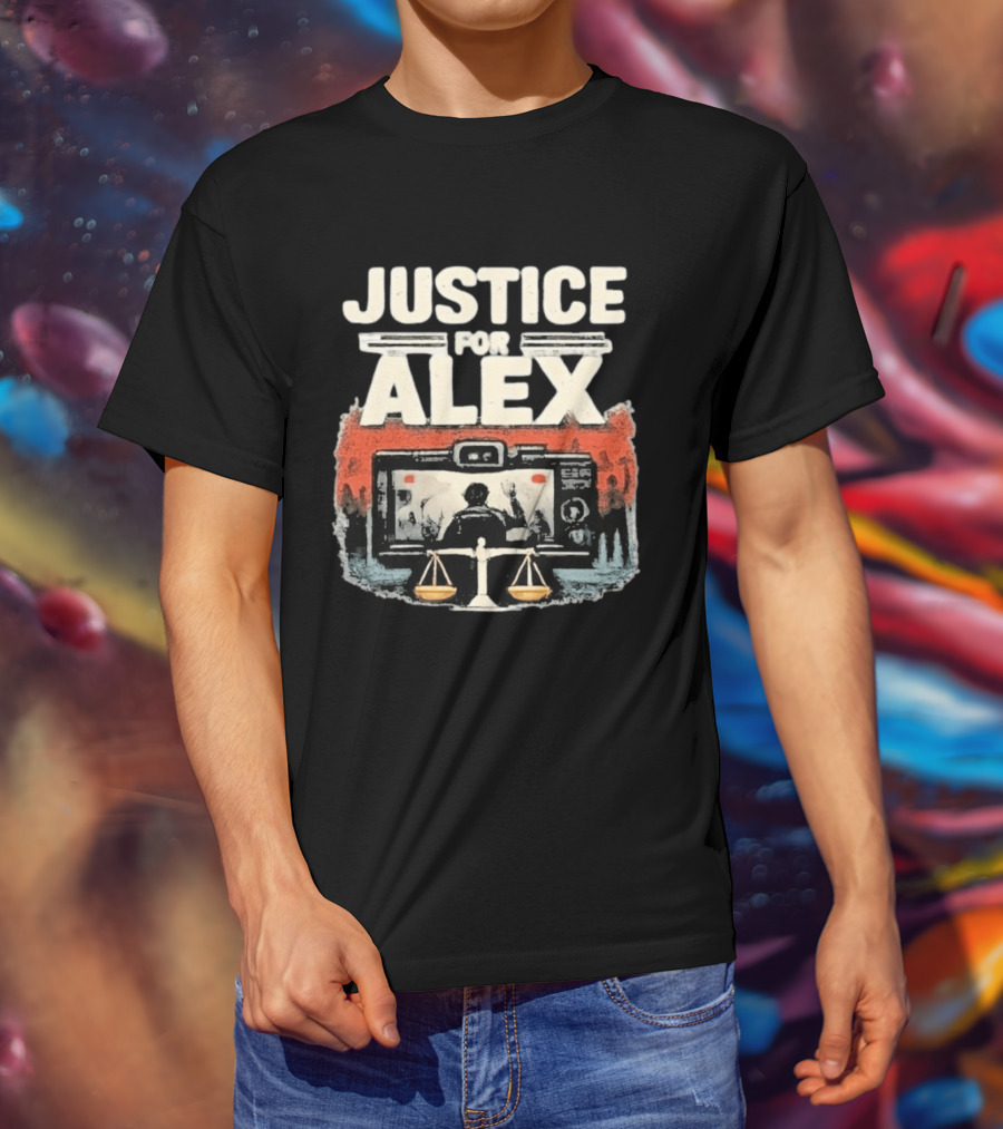 Justice For Alex Memorial Tribute Scales Of Justice T-Shirt