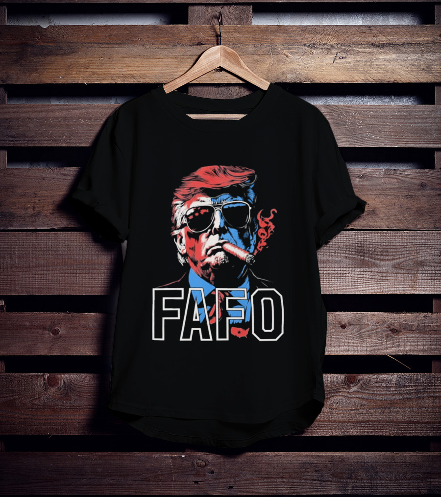 Trump Cigar FAFO Bold Patriotic T-Shirt