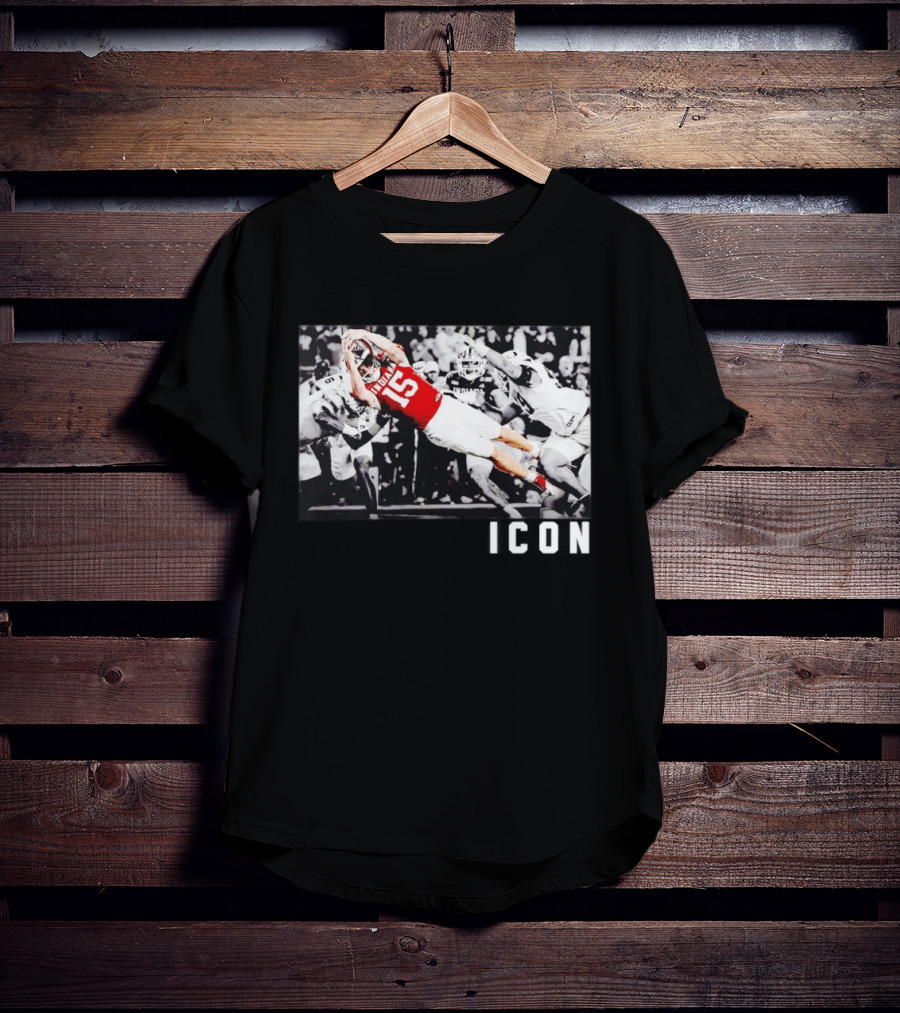 ICON Indiana Hoosiers Football Number 15 Action Play T-Shirt