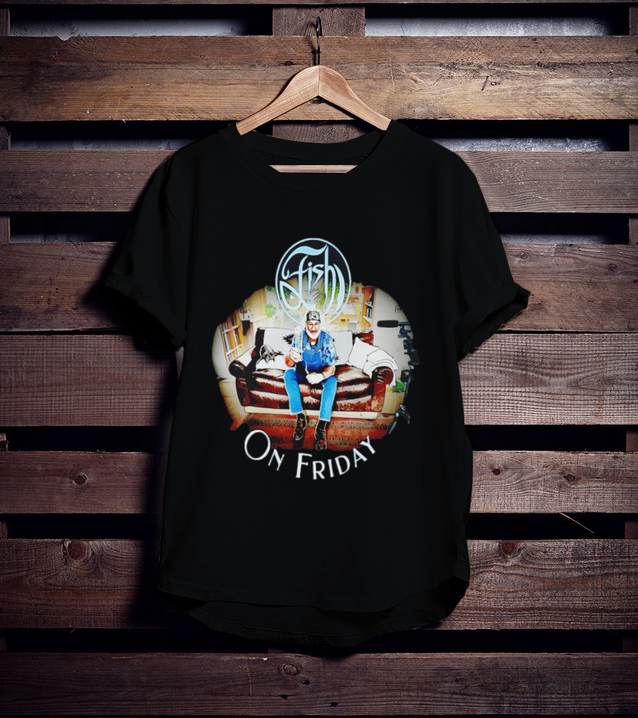 Fish Derek William Dick On Friday Sofa Scene T-Shirt