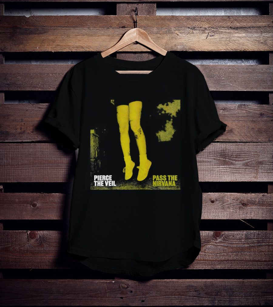 Pierce The Veil Pass The Nirvana Yellow Boots T-Shirt