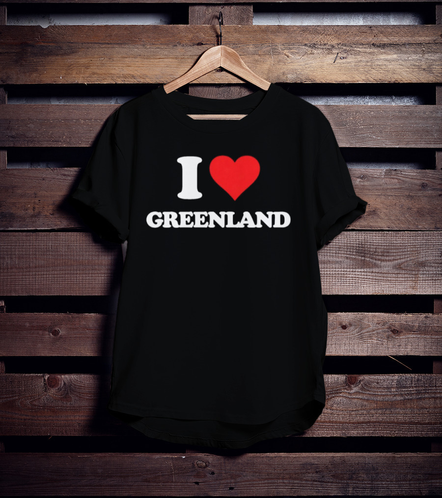 I Heart Greenland Gift Idea T-Shirt