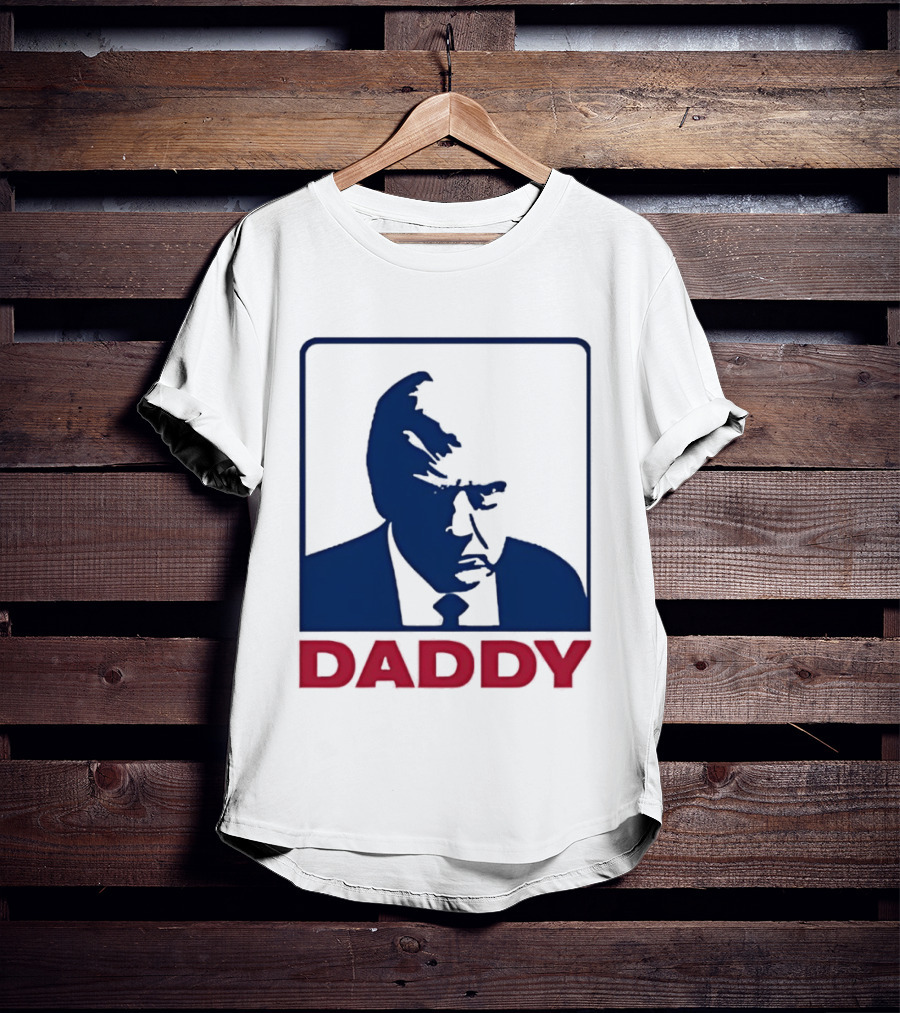 Daddy Donald Trump Blue Red T-Shirt