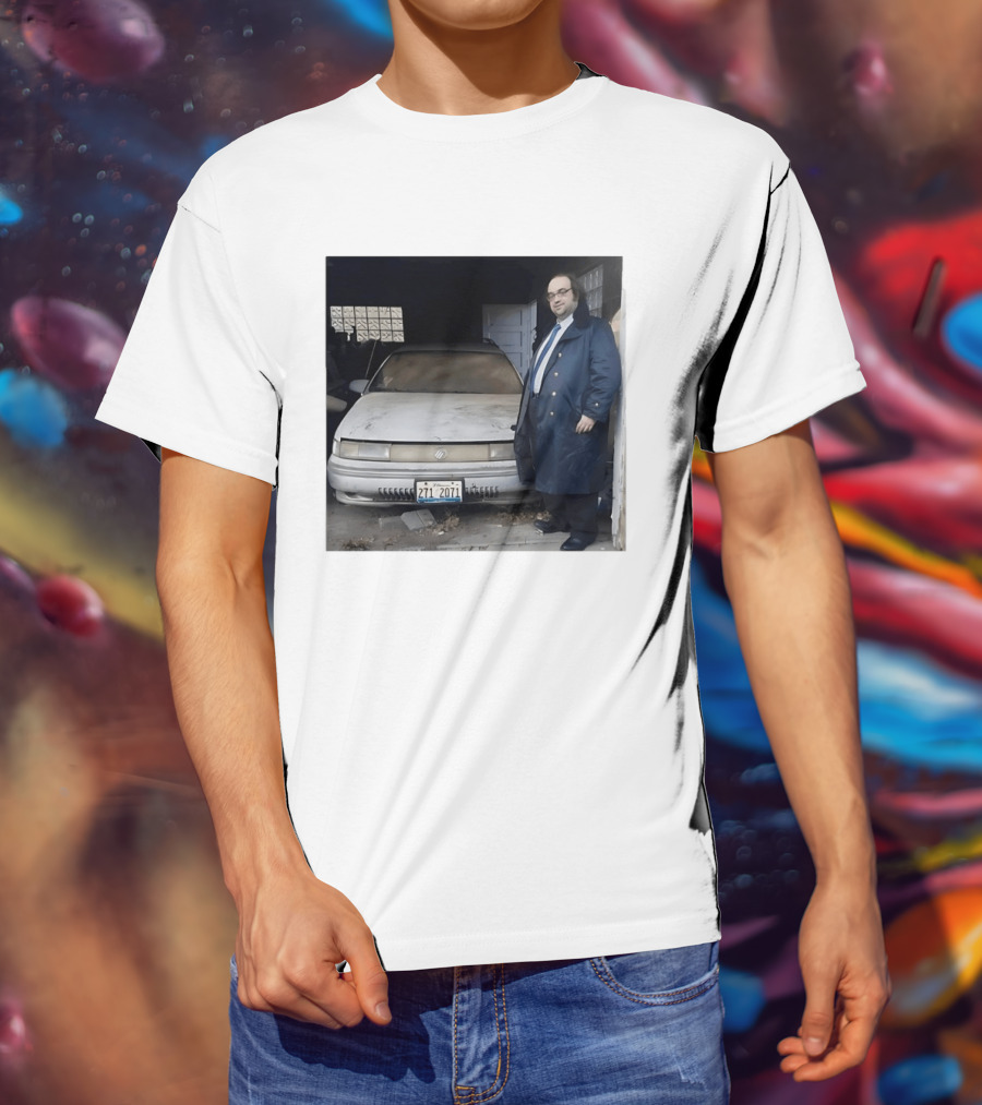 Mercury Sable Wagon 271 2071 Illinois License Plate Classic Scene T-Shirt