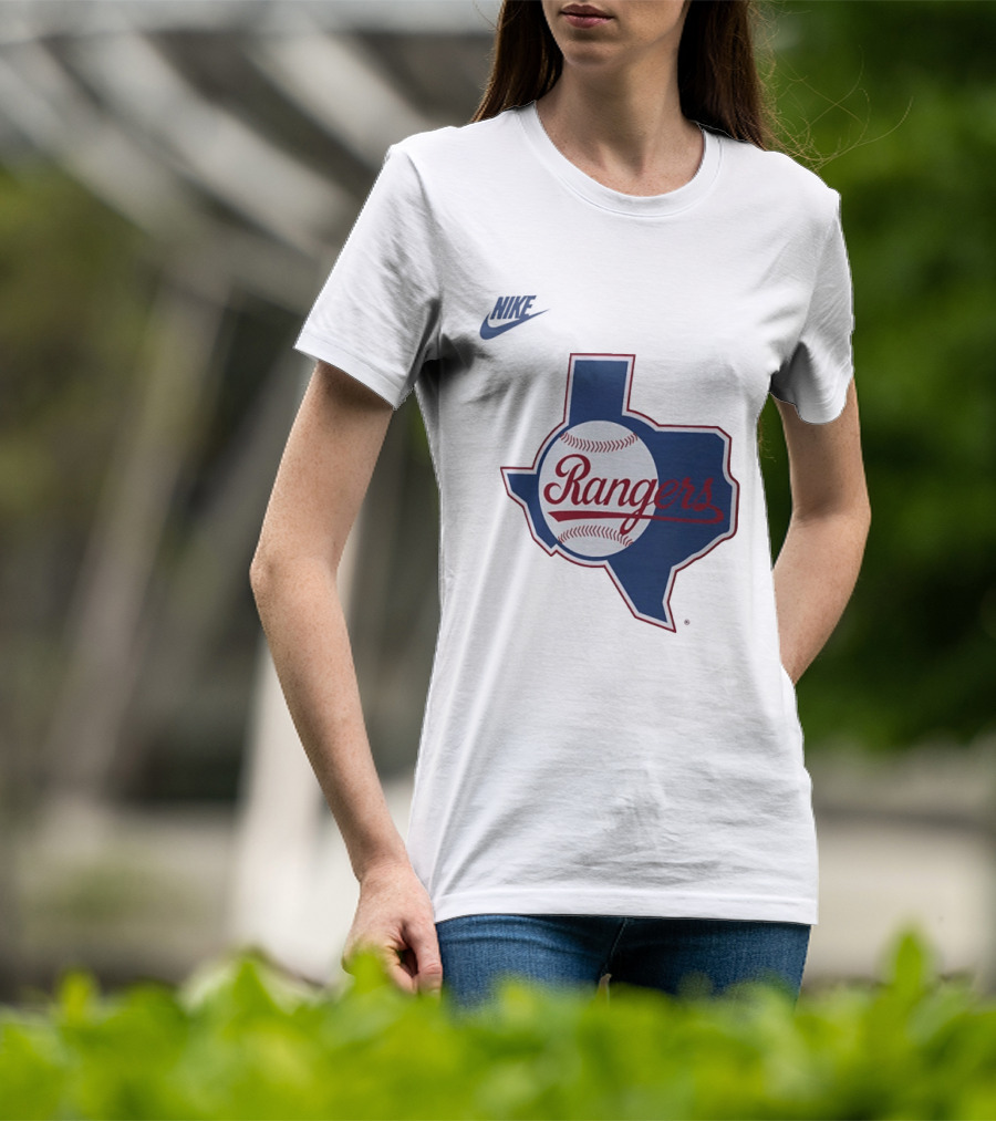 Rangers Baseball Texas Map Iconic Team T-Shirt