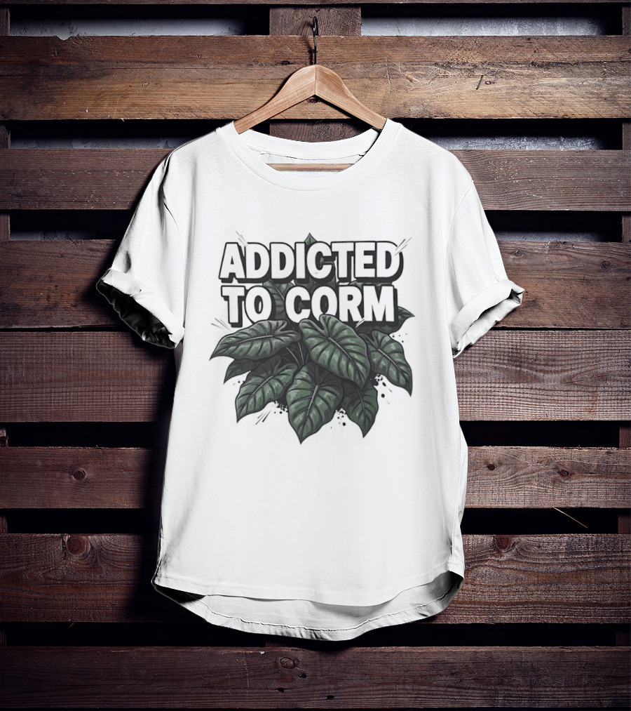 Addicted To Corm Jungle Leaves Aesthetic T-Shirt