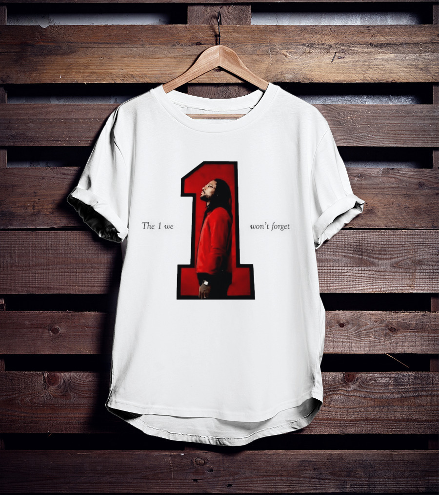 Derrick Rose The 1 We Won't Forget Iconic Red Jacket Legend T-Shirt