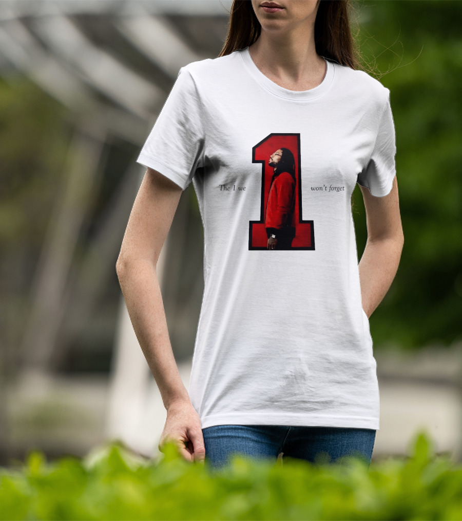 Derrick Rose The 1 We Won't Forget Iconic Red Jacket Legend T-Shirt