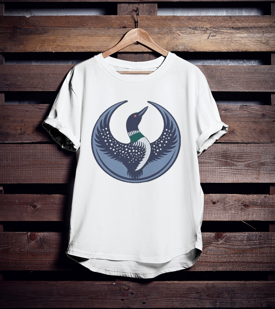 The Loon Platoon Rebel Alliance Emblem Bird Circular T-Shirt