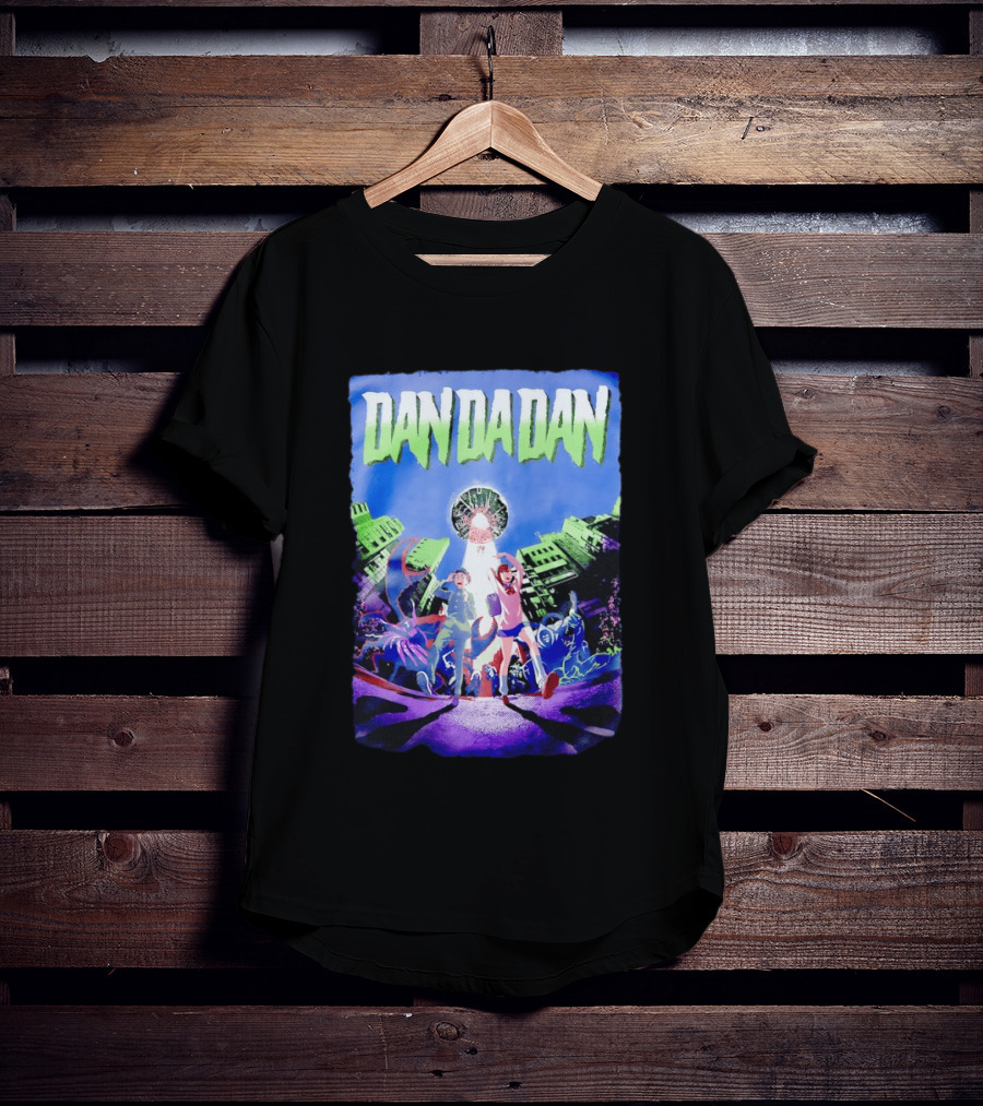 Dan Da Dan Momo Ayase Ken Takakura Manga Characters Urban Adventure T-Shirt