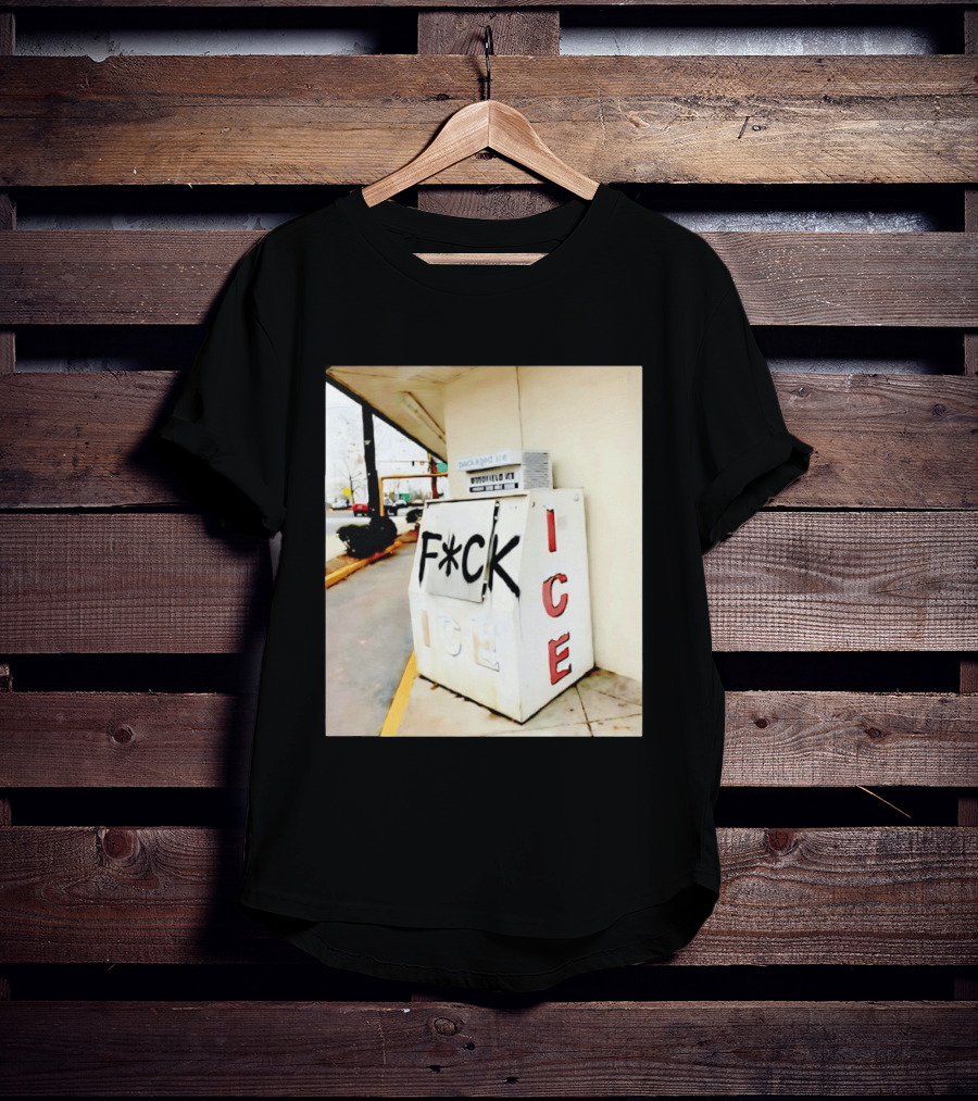 F*ck ICE Abolish ICE Message On Ice Bin T-Shirt